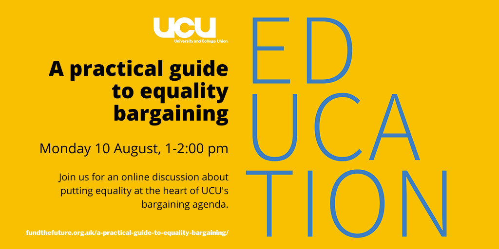 A practical guide to equality bargaining: 10 August 2020 1:00 pm - 2:00 pm